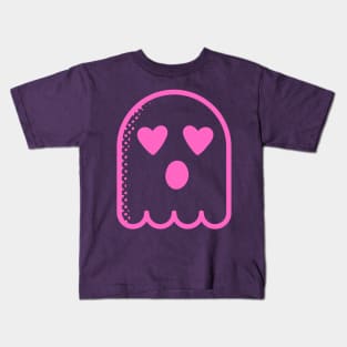 Valentine's ghost! Pink Kids T-Shirt